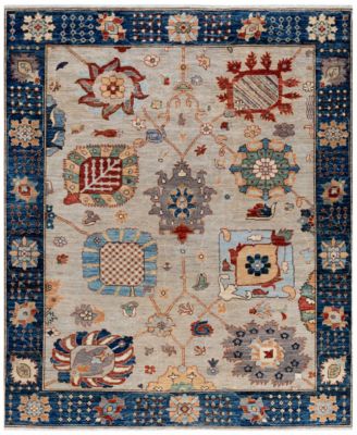 ADORN HAND WOVEN RUGS - Colorful Oushak M1945 8'1''x9'9'' Area Rug