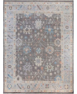 Colorful Oushak M1945 8'9''x11'8'' Area Rug