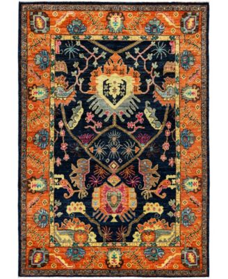 ADORN HAND WOVEN RUGS - Serapi M1945 4'3''x6'2'' Area Rug