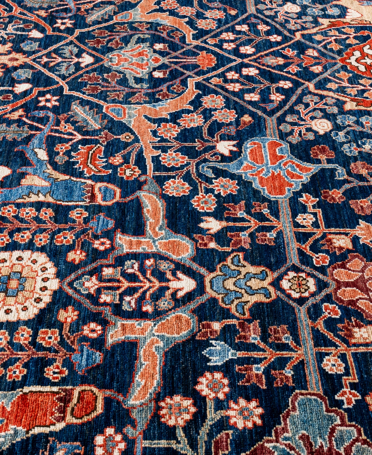 Adorn Hand Woven Rugs Serapi M1945 8'1''x9'11'' Area Rug In Blue