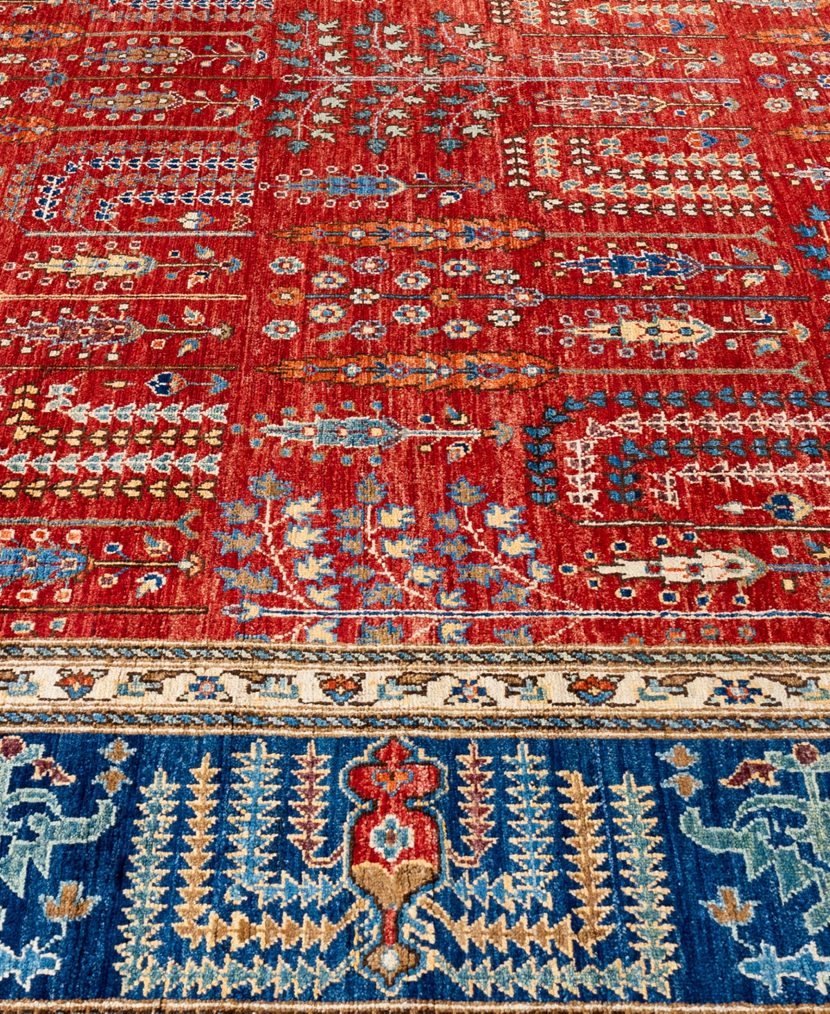 Adorn Hand Woven Rugs Serapi M1945 9'x11'9'' Area Rug In Red