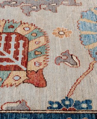 Colorful Oushak M1945 8'1''x9'9'' Area Rug