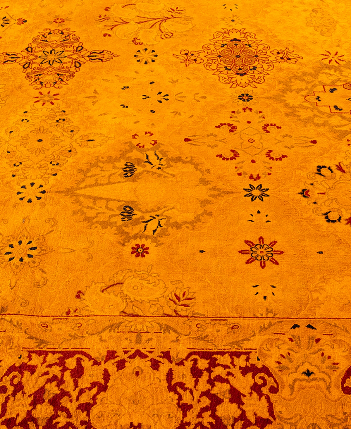 Adorn Hand Woven Rugs Fine Vibrance M1403 6'2''x8'10'' Area Rug In Gold