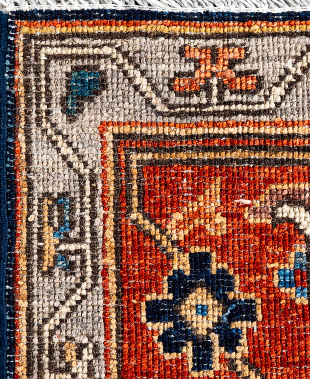 Adorn Hand Woven Rugs Serapi M1945 6'3''x9'2'' Area Rug In Blue