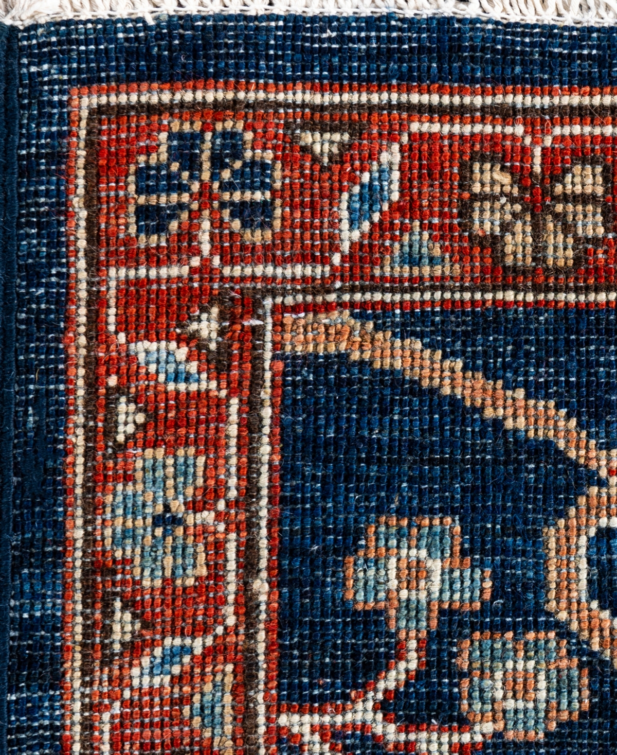 Adorn Hand Woven Rugs Serapi M1945 8'1''x9'11'' Area Rug In Blue