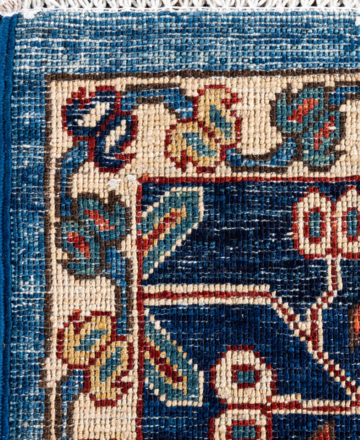 Adorn Hand Woven Rugs Serapi M1945 9'x11'9'' Area Rug In Light Blue