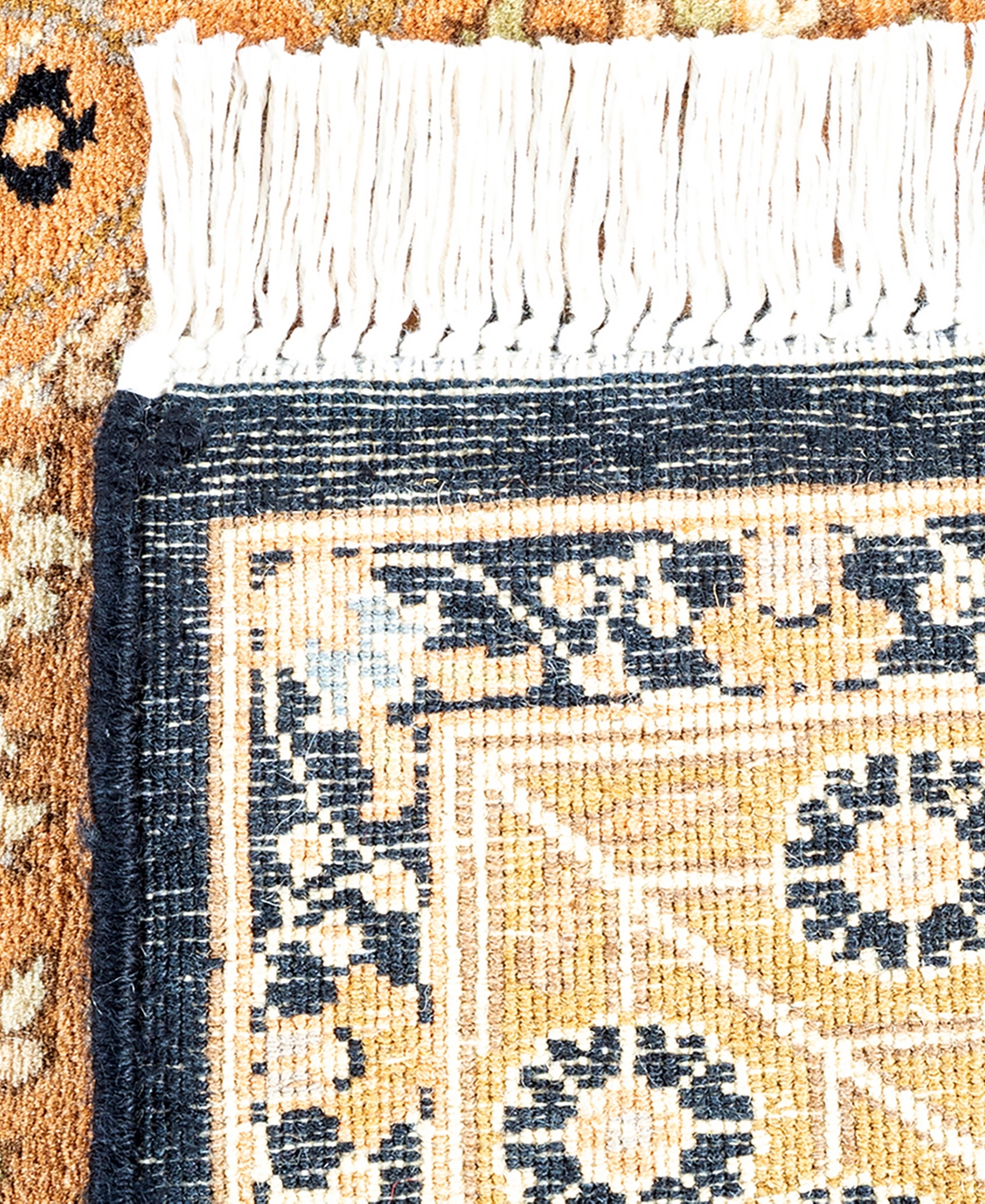 Adorn Hand Woven Rugs Mogul M1641 3'x11'7'' Runner Area Rug In Brown