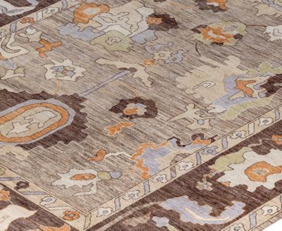 Colorful Oushak M1945 10'2''x13'9'' Area Rug