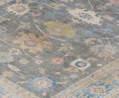 Colorful Oushak M1945 8'3''x9'10'' Area Rug