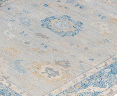 Colorful Oushak M1945 9'3''x11'10'' Area Rug