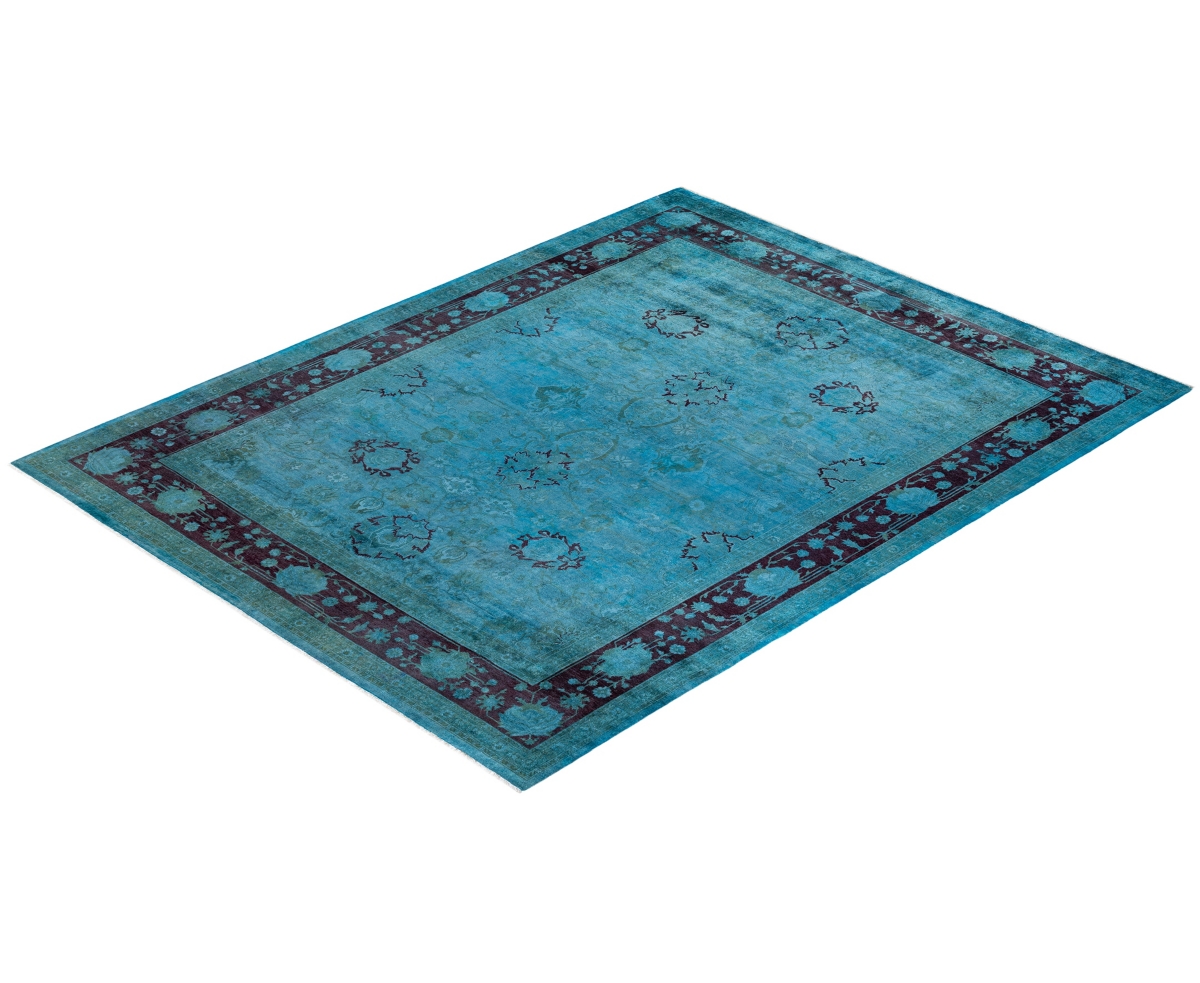 Adorn Hand Woven Rugs Fine Vibrance M1256 Rug Collection In Blue