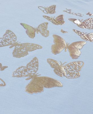 Girls 7-16 Graphic Pearl Butterfly T-shirt