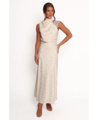 Petal and Pup Women's Anabelle Halter Neck Lace Maxi Dress - Macy's
