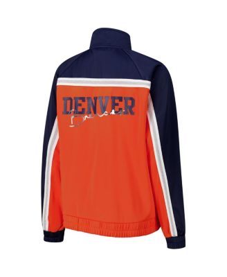 Women's Orange Denver Broncos Post Game Full-Zip Track Jacket