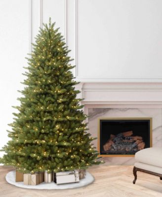 Puleo 7.5FT Pre-Lit Franklin Fir Artificial Christmas Tree
