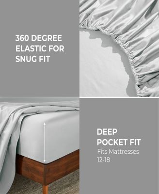 Egyptian Cotton 850 Thread Count Solid Bed Sheet Set,California King