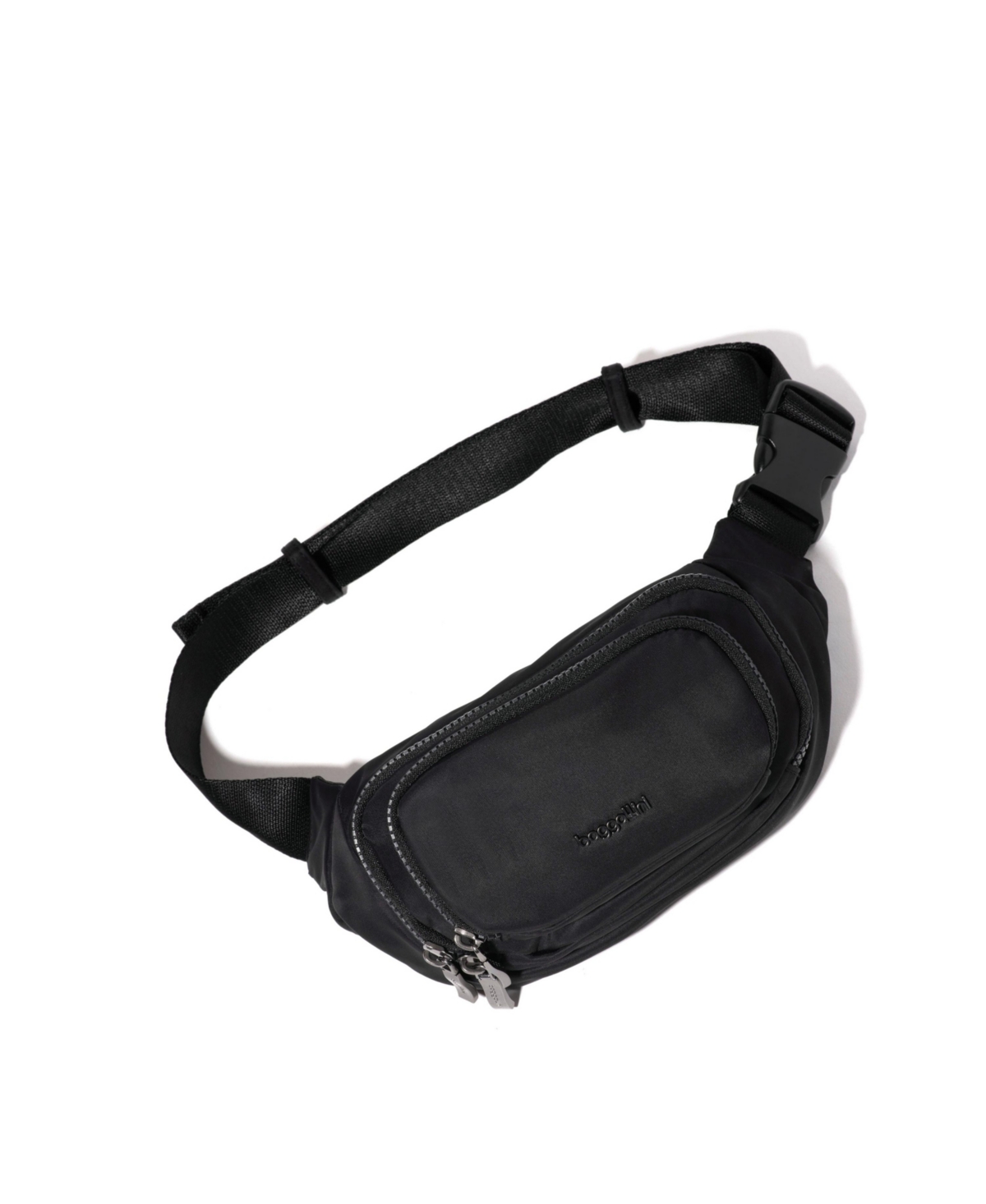 Baggallini On The Go Waist Pack Belt Bag In Black Twil