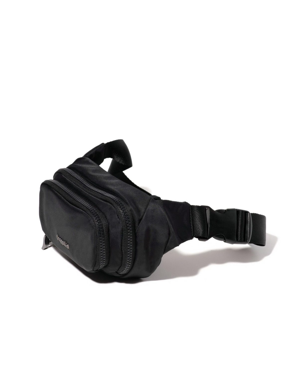 Baggallini On The Go Waist Pack Belt Bag In Black Twil