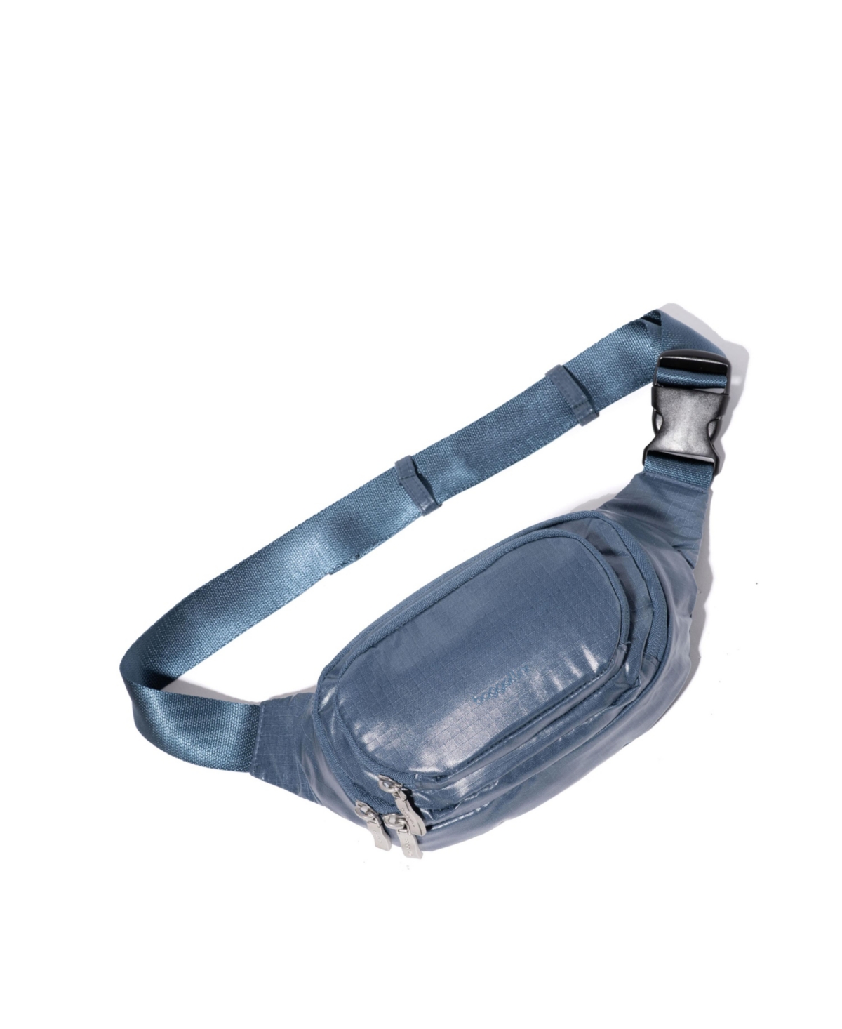 Baggallini On The Go Waist Pack Belt Bag In Mist Gloss Ripstop