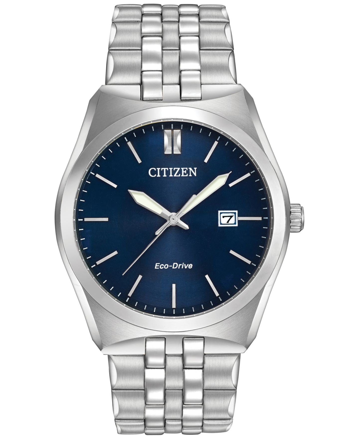 Мужские часы Citizen Eco-Drive Stainless Steel Bracelet Watch 40mm BM7330-59L — фото 1
