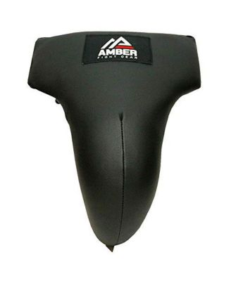 Boxing MMA Groin & Abdominal Protector, High-Density EVA Foam, PU Leather Shell, Deep Cup Protection, Lightweight & Comfortable for Boxing, Kickboxing, Muay Thai & Contact Sports, Medium