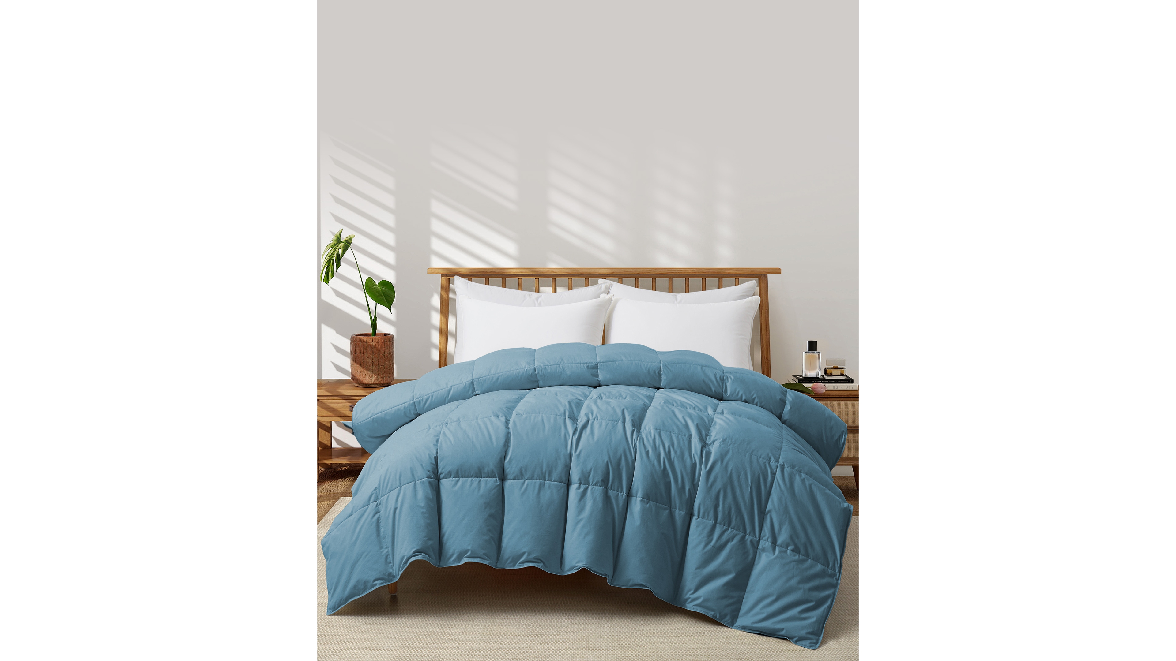 Unikome All Season Goose Down Comforter, Full/Queen