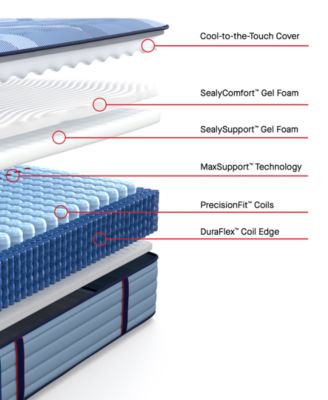 Posturepedic West Hill 14" Firm Tight Top Mattress Set - Split Queen