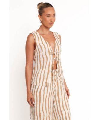 Women's Marmo Tie Vest Top