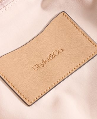 Straw North South Crossbody Bag