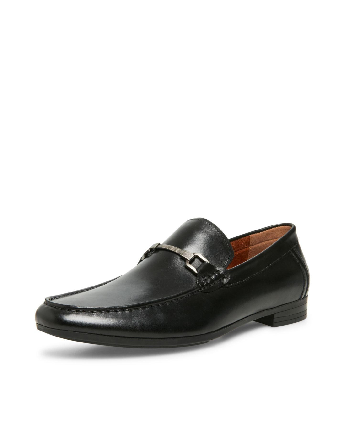 Мужские туфли Steve Madden Privacy Leather Bit, цвет: Чёрный кожаный — фото 2