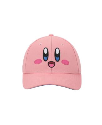 Boys Kirby Face Youth Pink Traditional Adjustable Hat