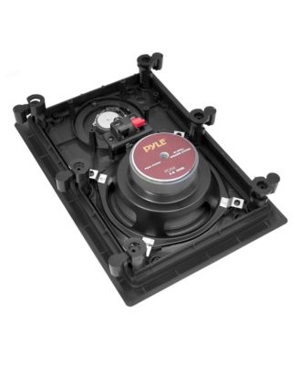 PDIW65 6.5" In-Wall/In-Ceiling 2-Way Stereo Speakers - Flush Mount, White, Pair