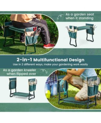 Folding Garden Kneeler and Seat Bench
