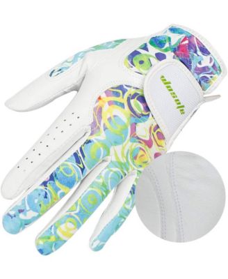 Golf Gloves for Women Ladies Soft Leather Accessories Breathable for Non Slip Gloves 1 Pair