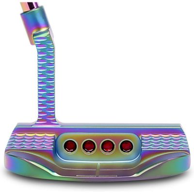 ARONKL 33inch Golf Club Putter Men's Right Hand with Black Red HeadCovers PU Grip CNC Steel Mallet Professional