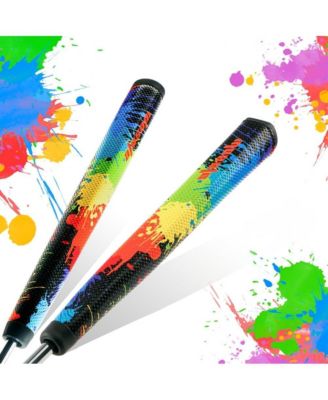 GOLF Putter Grip Two types of grips with different materials and weights Comfortable Advanced Texture Control and High-feedback Golf Putter Grip Stroke Enhancement Soft &Tacky Superior Traction