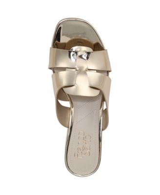 Women's Nuala Open Toe Block Heel Slide Sandals