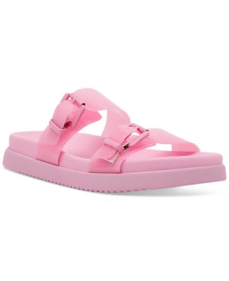 DV Dolce Vita Women's Ubar Double Buckle Footbed Flat Sandals - Macy's