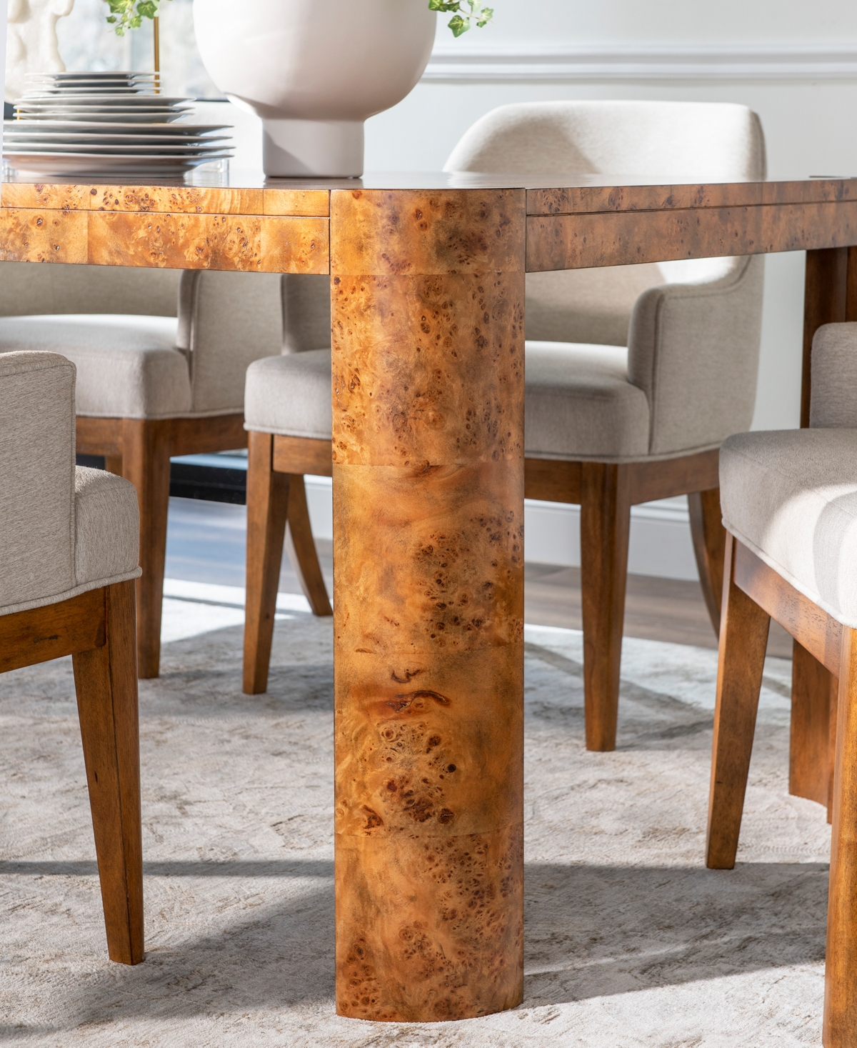Macy's Prescott Dining Table, Created For  In Brown