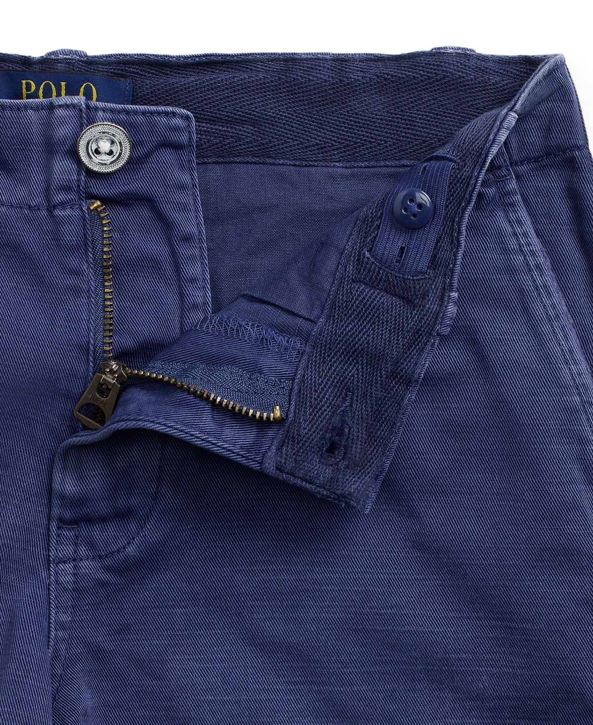 Polo Ralph Lauren Big Girls Chino Shorts In Navy