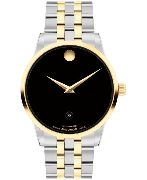 Мужские часы Movado Museum Classic Swiss Automatic Stainless-Steel Yellow PVD Watch, 40mm