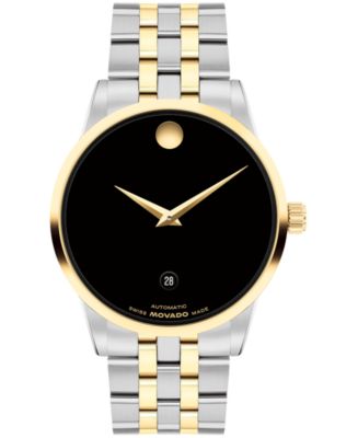 Movado Men's Museum Classic Swiss Automatic Stainless-Steel Yellow