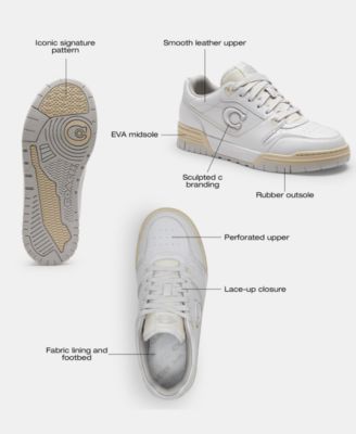 【COACH】SoHo Suede Lace-Up Casual Sneakers Coach SoHo Suede Lace-Up Casual Sneakers - Casual Shoes