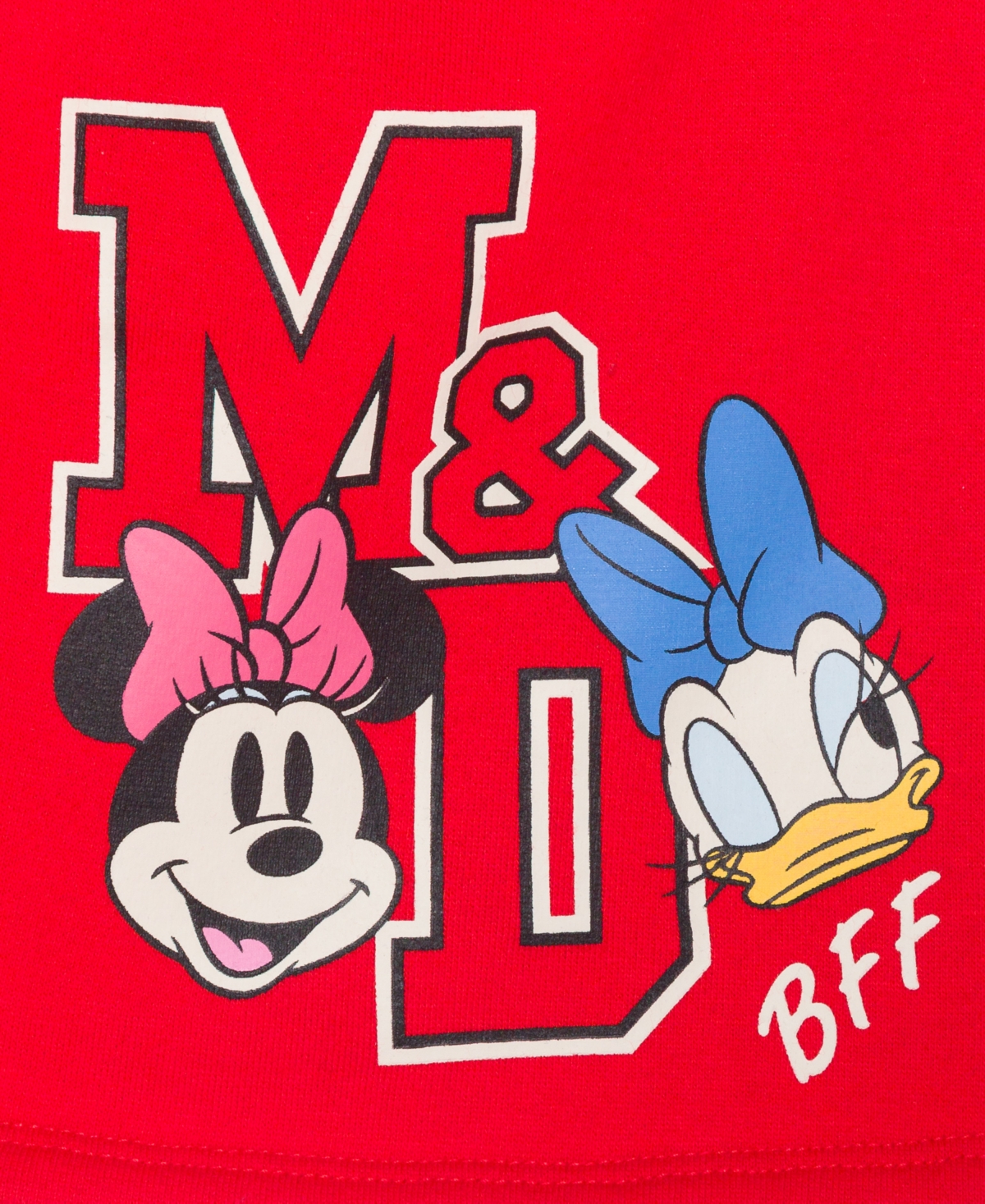Disney Toddler And Little Girls 2-piece Minnie Daisy Long Sleeve Top And Skirt Set In Red