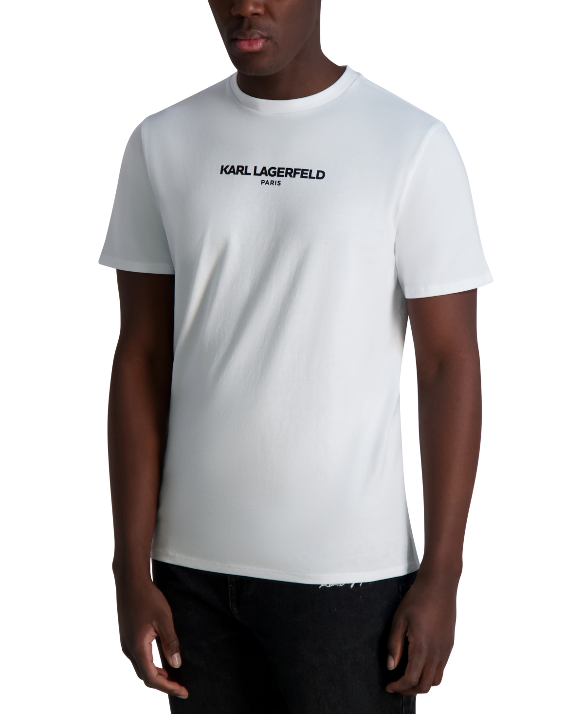 Karl Lagerfeld Men's Signature Fleece Pants In White