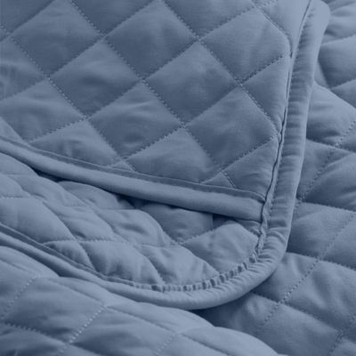 Ultra-soft Diamond Stitched Coverlet 3 Pc Set, Full/Queen