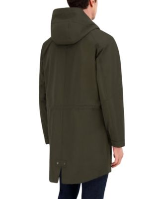 Men's Luxe Twill Duffle Transitional Coat