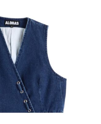 Women's Sabre Blue Denim Vest