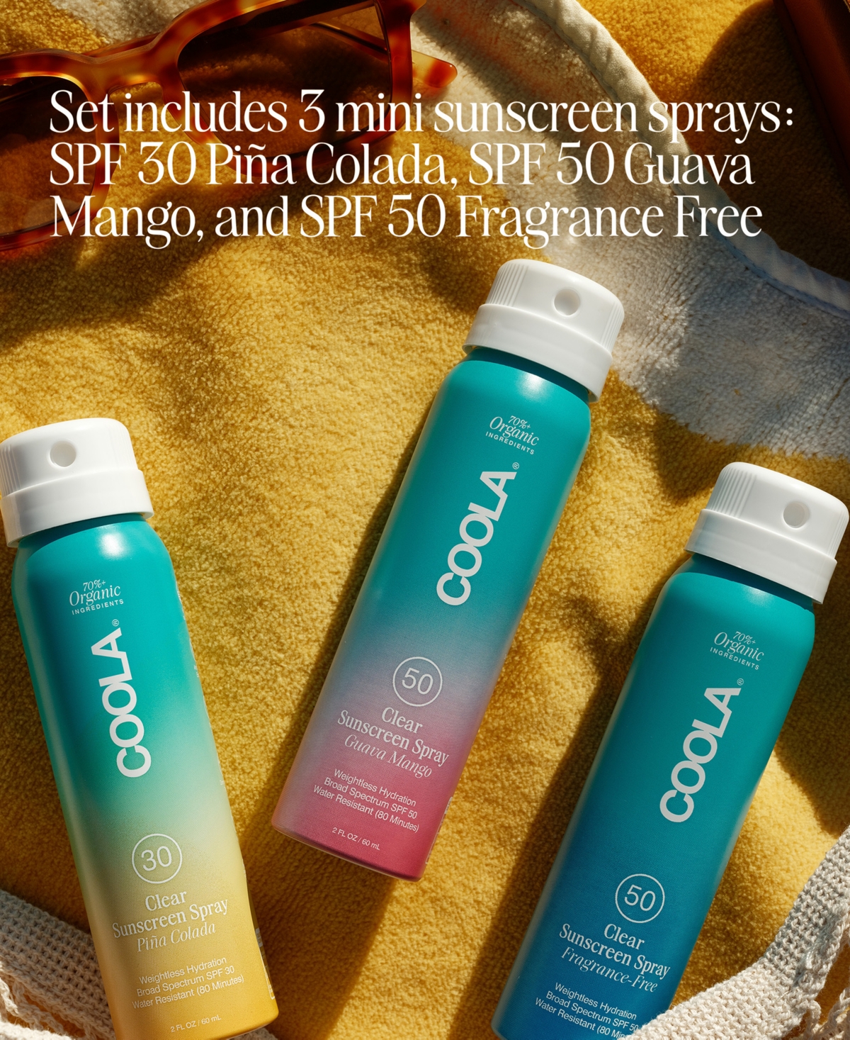 Coola 3-pc. Spf Spray Minis Set In No Color