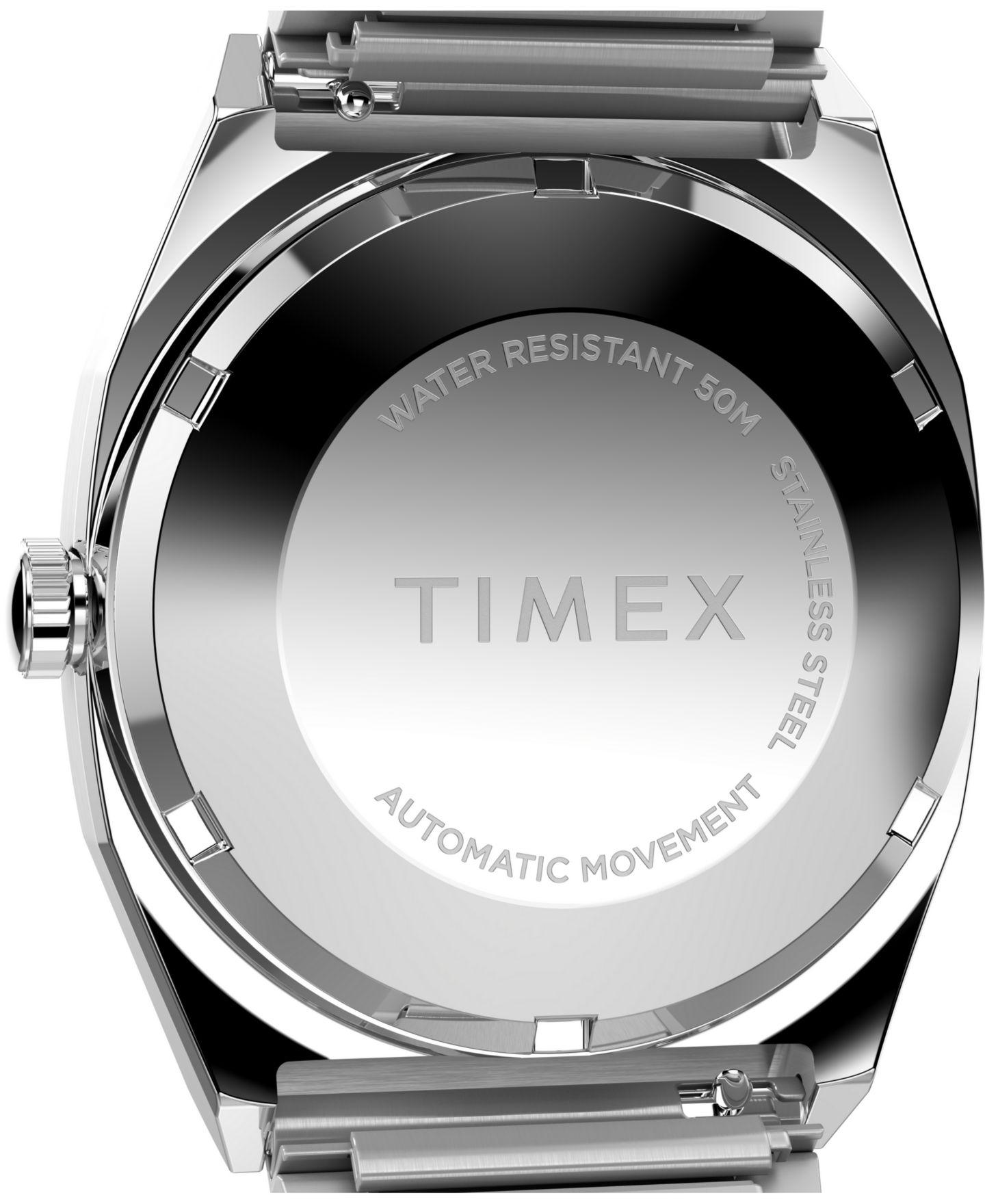 Мужские часы Timex Mechanical Automatic Silver-Tone Stainless Steel, 34mm — фото 5